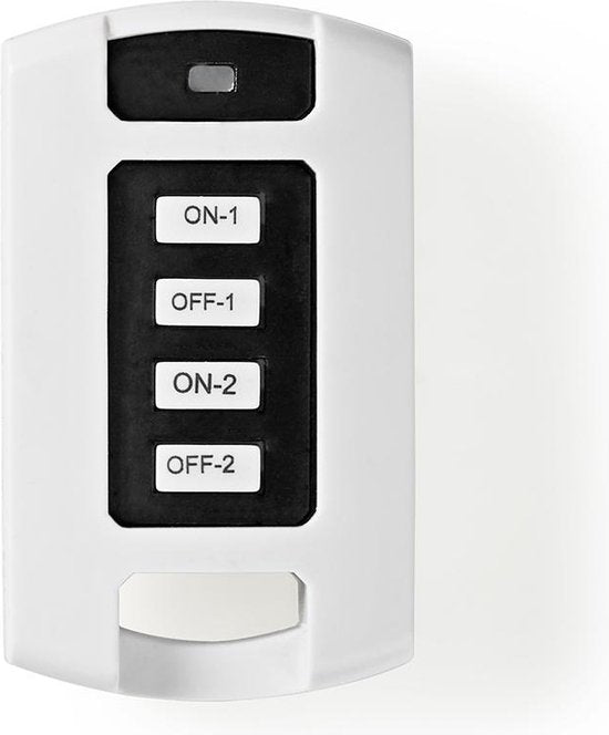 Nedis RF-Afstandsbediening - 2 Kanalen - Programmeerbare knoppen - afbeelding 1