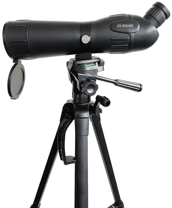 Nedis Spotting Scope - Vergrotingsbereik: 20-60 - Diameter objectieflens: 60 mm - Gezichtsveld: 38 m - Dioptrische correctie - Inclusief reistas - Zwart - afbeelding 15