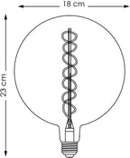 Home sweet home LED lamp Globe G180 dimbaar - afbeelding 12