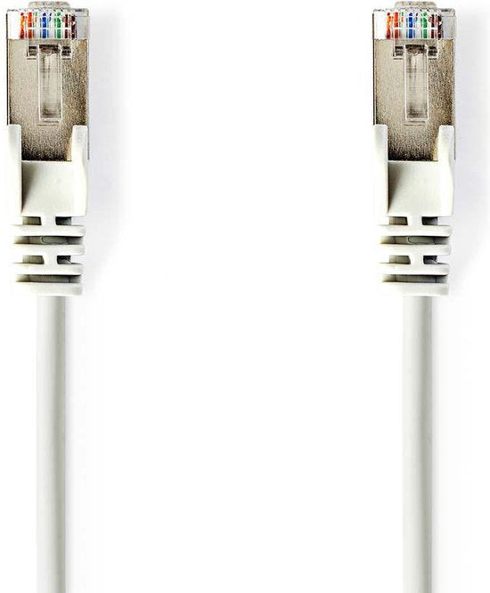 Nedis CAT5e-Kabel | SF/UTP | RJ45 Male | RJ45 Male | 10.0 m | Rond | PVC | Wit | Blister - afbeelding 3