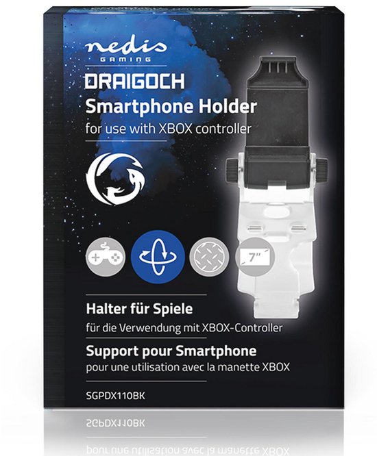 Nedis Smartphone Gaming Houder - Gebruikt voor: Smartphone - 5 " - 6.5 " - afbeelding 2