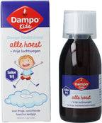 Dampo Kids Kindersiroop Alle hoest + Vrije luchtwegen - Voor droge, vastzittende hoest en keelpijn - Suikervrij - Medisch hulpmiddel - 120 ml - afbeelding 13