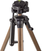 Statief - Maximaal draagvermogen: 4.5 kg - Minimale werkhoogte: 60.0 cm - Maximale werkhoogte: 156.0 cm - 3 Segmenten - Pan & Tilt - Inclusief reistas - Zelfnivellerende voeten - ABS / Aluminium - afbeelding 4