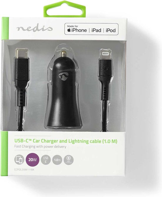 Nedis Autolader - W - A - Outputs: - Voltage - afbeelding 84
