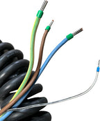 Bals/Emobile Elektrische Laadkabel Type 2 Met Open Eind 3 x 6.0 mm2 ( 1 fase max 32 A) uitrekbaar tot max 8,5 mtr - afbeelding 3