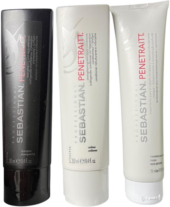 Sebastian Penetraitt Set Shampoo 250 ml + Conditioner 250 ml + Masker 150 ml - afbeelding 1