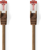 Nedis CAT6 Netwerkkabel - RJ45 Male - RJ45 Male - S/FTP - 30.0 m - Rond - LSZH - Bruin - Polybag - afbeelding 2