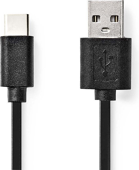 USB-Kabel - USB 2.0 - USB-A Male - USB-C Male - W - 480 Mbps - Vernikkeld - m - Rond - PVC - afbeelding 40