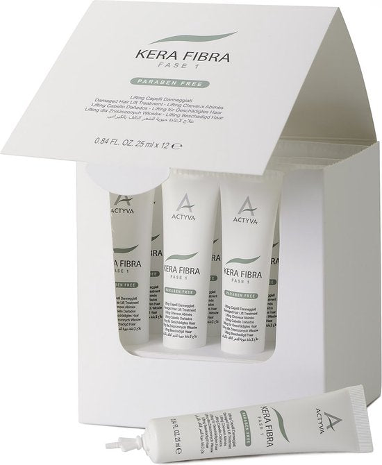Kemon Actyvia Kera Fibra Fase 1 Damaged Hair Lift Treatment 12x25ml - afbeelding 1