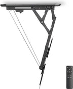 Nedis Gemotoriseerde TV-plafondbeugel - 23 - 55 " - Maximaal schermgewicht: 30 kg - Kantelbaar - Maximale plafondafstand: 663 mm - Minimale plafondafstand: 108 mm - Afstandbestuurbaar - Staal - Zwart - afbeelding 12