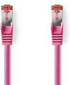 Nedis CAT6 Netwerkkabel - RJ45 Male - RJ45 Male - S/FTP - 20.0 m - Rond - LSZH - Roze - Polybag - afbeelding 8