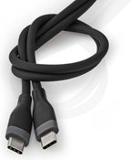 Nedis USB-Kabel - USB 2.0 - USB-C Male - USB-C Male - 60 W - 480 Mbps - Vernikkeld - 1.50 m - Rond - Silicone - Zwart - Doos - afbeelding 4