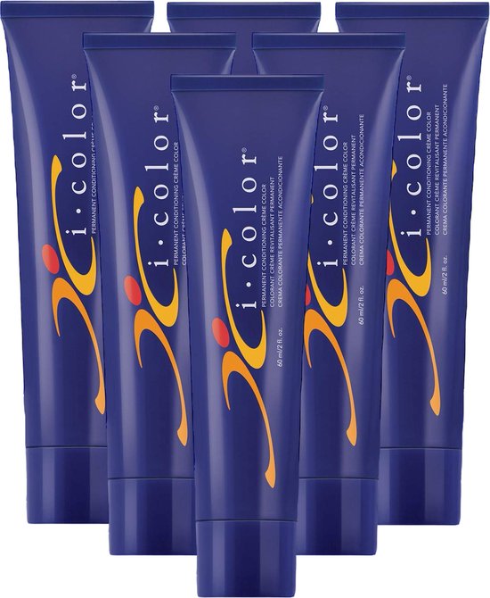 ISO i color Permanent Conditioning Crème Color 60ml 4VV African Amethyst x 6 tubes - afbeelding 3