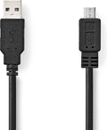 Nedis USB-kabel m USB A B Zwart Zwart — EAN 5412810288892
