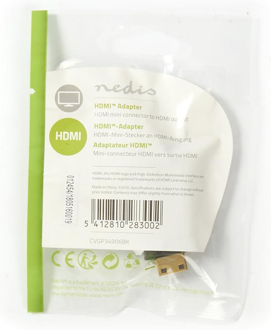 Nedis - IEC (Coax) - IEC (Coax) Female - PVC - afbeelding 31