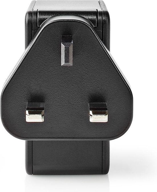 Nedis Oplader - 48 W - Snellaad functie - 2x 3.0 A - Outputs: 2 - USB-A / USB-C™ - Geen Kabel Inbegrepen - Automatische Voltage Selectie - afbeelding 5