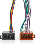 Nedis ISO-Kabel voor Autoradio - ISO-compatibiliteit: Kenwood - 0.15 m - Rond - PVC - Polybag - afbeelding 1