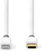 Nedis 8-Pins - USB-C wit - afbeelding 1