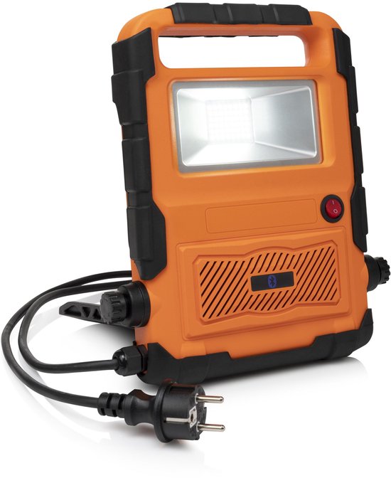 Smartwares® Werklamp met Bluetooth-luidspreker, 20W - afbeelding 1