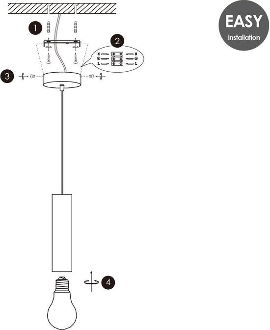Home Sweet Home - Landelijke Hanglamp Billy - geschikt voor E27 LED lichtbron - hanglamp gemaakt van Hout - 10/10/130cm - Pendellamp geschikt voor - afbeelding 10