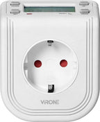 Virone Elektronische Timer Stopcontact – Programmeerbaar tot 7 Dagen – Tijdschakelaar 3680W – Wit - afbeelding 3