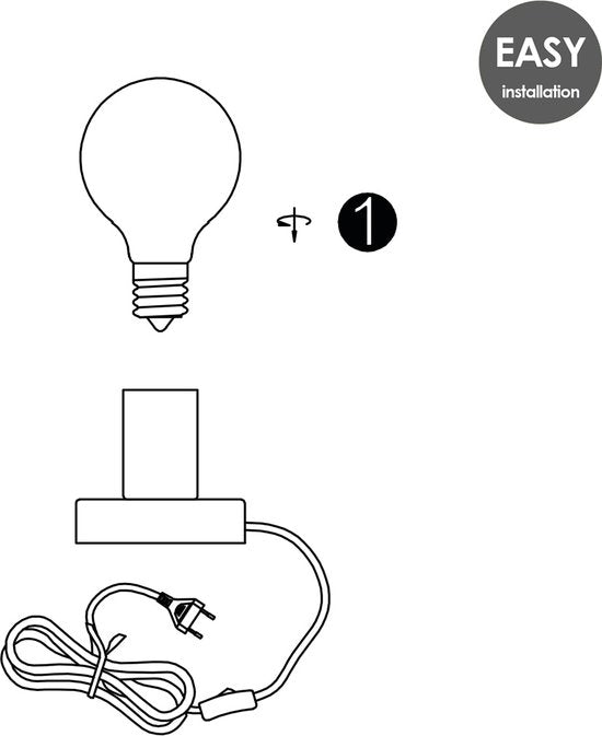 Home Sweet Home - Moderne tafellamp Sten - Geborsteld staal - 10/10/9cm - bedlampje - geschikt voor E27 LED lichtbron - gemaakt van Marmer en metaal - afbeelding 6