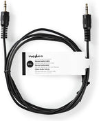 Nedis Stereo-Audiokabel - 3,5 Male - 3,5 Male - Vernikkeld - m - Rond - Zwart - Label - afbeelding 2