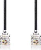 Nedis Telecomkabel - RJ10 Male - RJ10 Male - 5.00 m - Kabel design: Gekruld - Kabeltype: RJ10 - Zwart - Envelop - afbeelding 17