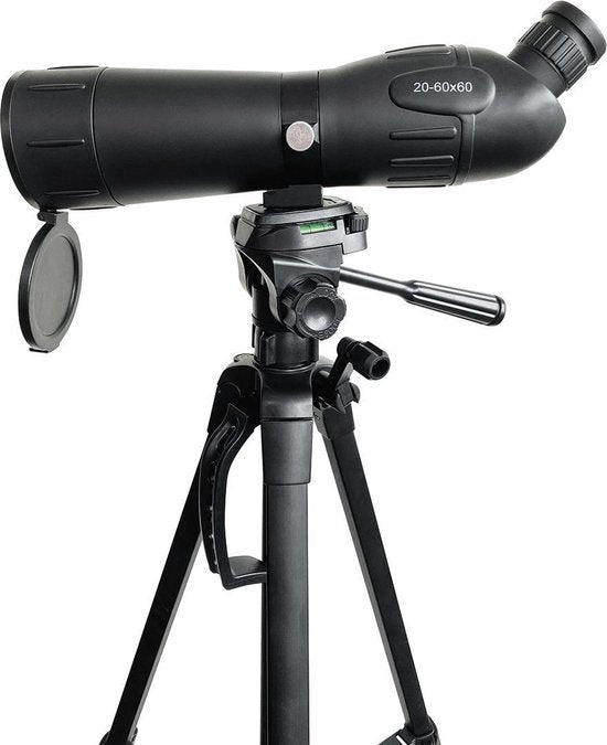 Nedis Spotting Scope - Vergrotingsbereik: 20-60 - Diameter objectieflens: 60 mm - Gezichtsveld: 38 m - Dioptrische correctie - Inclusief reistas - Zwart - afbeelding 9