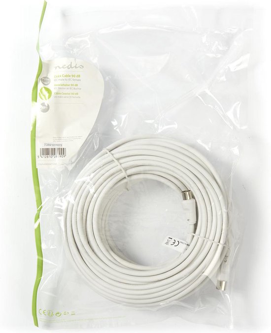 Nedis - IEC (Coax) - IEC (Coax) Female - PVC - afbeelding 65