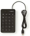 Nedis Bedraad Toetsenbord - USB-A - Kantoor - Enkelhandig - Nummeriek - Numeriek toetsenbord - afbeelding 1