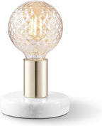 Home Sweet Home - Moderne tafellamp Sten - Brons - 10/10/9cm - bedlampje - voor E27 lichtbron - gemaakt van Marmer en metaal - afbeelding 1