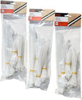 BLACK + DECKER KABELBINDERS, TIE-WRAPS, 3 Pakken van 200 st Assortie BUNDELVOORDEEL - afbeelding 1