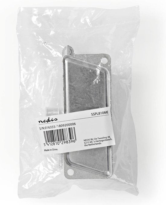 Nedis Satellietsplitter - 5 - 2400 MHz - 18.5 dB - Aantal ingangen: 1 - Outputs: 8 - Impedantie: 75 Ohm - Zink - Zilver - afbeelding 5