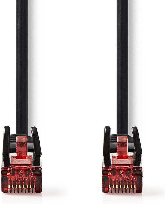 Nedis CAT6 Netwerkkabel - RJ45 Male - RJ45 Male - U/UTP - 15.0 m - Rond - PVC - Zwart - Envelop - afbeelding 7