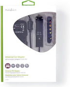 Nedis Universele AC-Stroomadapter - 36 W - 0 - 12 V DC - 1.20 m - 5.0 A - 7 plug(s) - Zwart - afbeelding 3