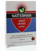 Natterman Hoest en Keel pastilles - Dempt de hoestprikkel - Verlicht keelpijn, heesheid en pijn bij slikken - Suikervrij - Anti-hoestmiddel - Medisch hulpmiddel - Vanaf 6 jaar - 20 pastilles - afbeelding 10