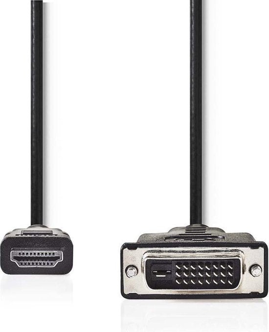 Nedis HDMI Kabel - HDMI Connector - DVI-D 24+1-Pins Male - 1080p - Vernikkeld - 3.00 m - Recht - PVC - Zwart - Label - afbeelding 9