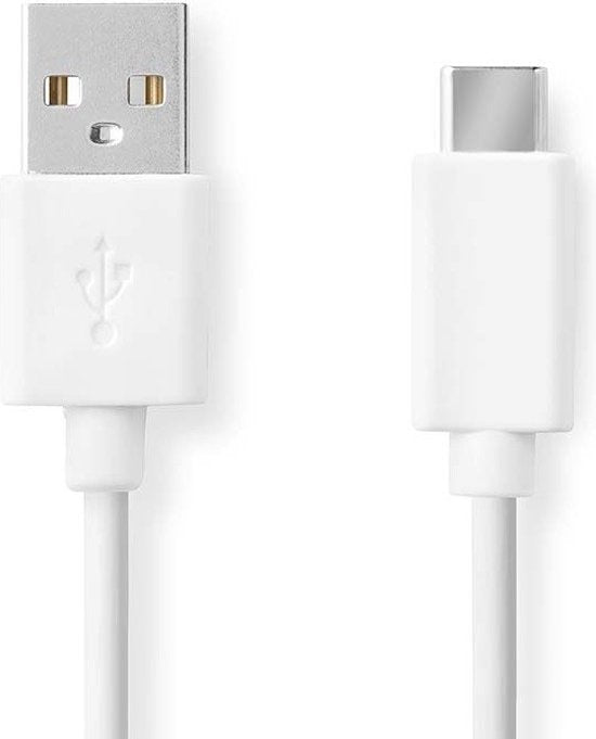 USB-Kabel - USB 2.0 - USB-A Male - USB-C Male - W - 480 Mbps - Vernikkeld - m - Rond - PVC - afbeelding 39