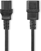 Nedis electriciteitssnoer Zwart m C14 stekker C13 stekker - afbeelding 3