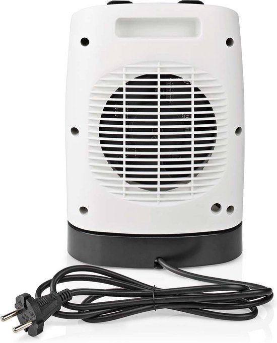 Nedis Keramische PTC-Ventilatorkachel - 1000 / 2000 W - 2 Verwarmingsmodi - Instelbare thermostaat - Draait automatisch - Oververhittingsbeveiliging - Omvalpreventie - afbeelding 8
