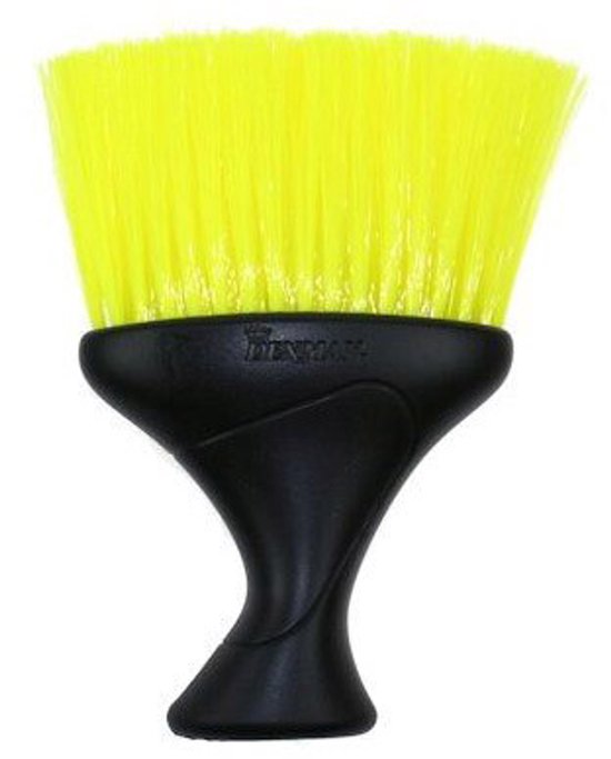 Denman Borstel Duster Brush Black/Yellow 1St - afbeelding 2