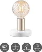 Home Sweet Home - Moderne tafellamp Sten - Brons - 10/10/9cm - bedlampje - voor E27 lichtbron - gemaakt van Marmer en metaal - afbeelding 2
