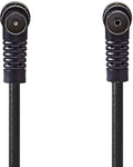 Nedis CoaxCbl 120dB IEC (Coax) M-IEC (Coax) F WH Zwart — EAN 5412810282180