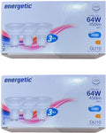 6 stuks (2 x 3) Spot Energetic GU10 4,9 W (64 W) Helder Wit (4000K) - afbeelding 1