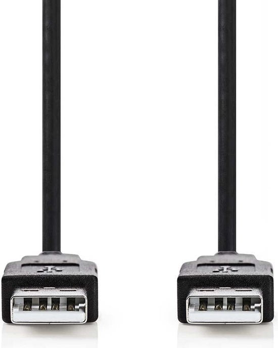 Nedis USB-kabel m USB A Zwart - afbeelding 15