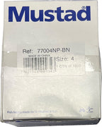 1000 x Mustad Vishaak Size 4 Ref: 77004NP-BN - afbeelding 1