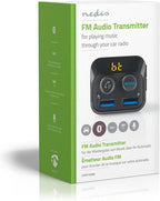 Nedis FM-Audiotransmitter voor Auto - Gefixeerd - Handsfree bellen - 1.0 " - LED-Scherm - Bluetooth - 5.0 V DC / 1.0 A / 5.0 V DC / 2.4 A - Bass boost - Google Assistant / Siri - Zwart - afbeelding 8