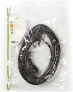 Nedis Stroomkabel - CH Type 12 - IEC-320-C13 - Recht - Recht - Vernikkeld - 5.00 m - Rond - PVC - Zwart - Envelop - afbeelding 2