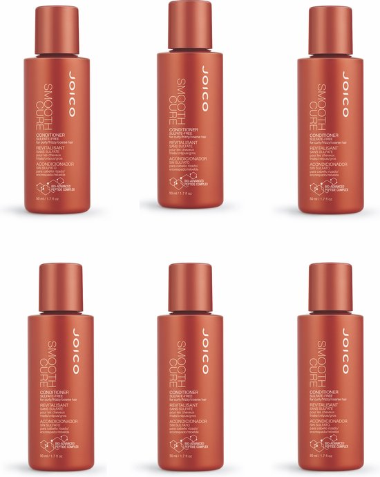 Joico Smooth Cure Sulfate-Free Conditioner 50ml x 6 - afbeelding 1